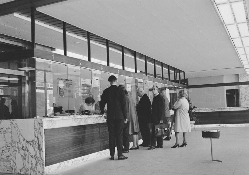 Kassa van de Doelen in 1966