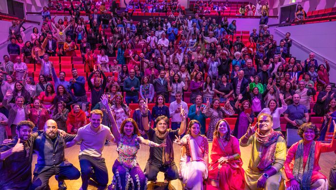 Groepsfoto einde festival