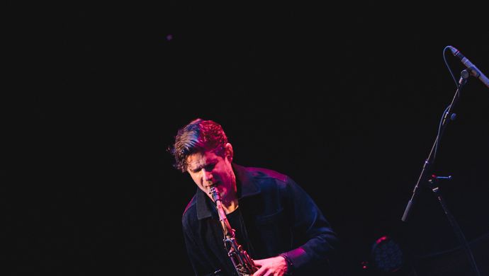 Ben Wendel playing his sax
