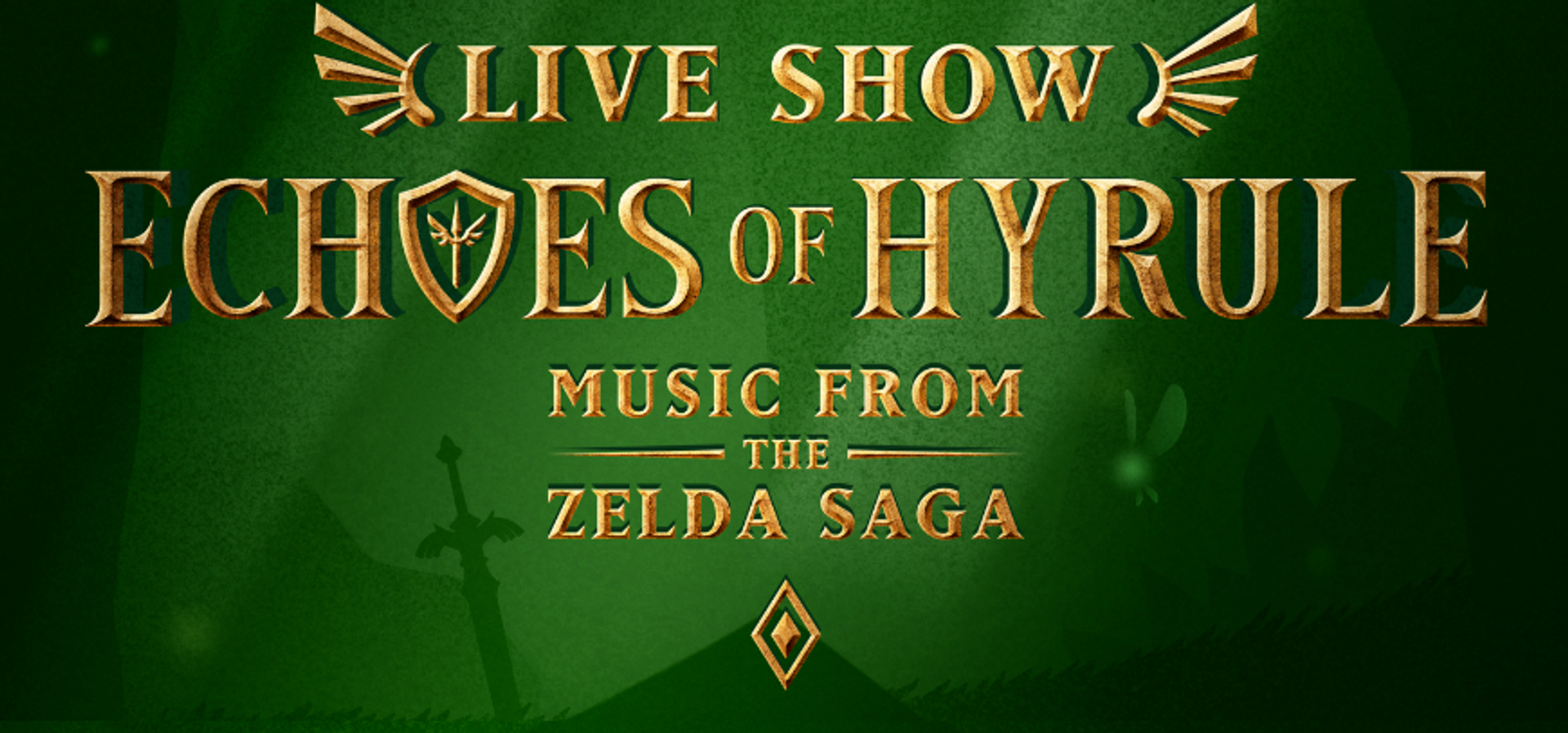 Zelda-logo-illustratie met orkestnaam