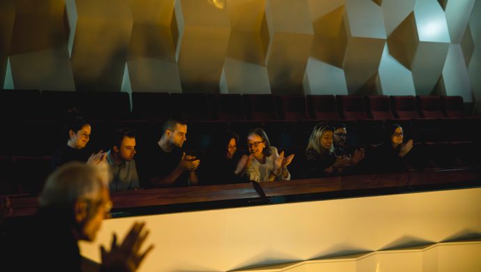 Publiek applaudiseert