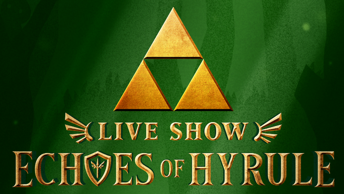 Zelda-logo-illustratie met orkestnaam