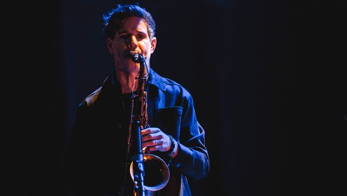 Ben Wendel playing his sax