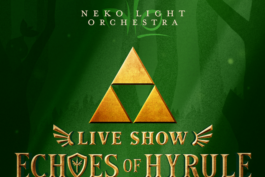 Zelda logo illustration with orchestra name